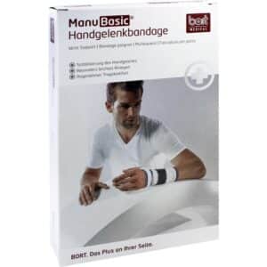 BORT ManuBasic Bandage links medium silber