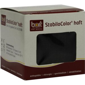 BORT StabiloColor haft Binde 6cm schwarz