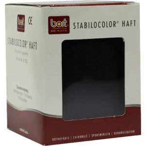 BORT StabiloColor haft Binde 8cm schwarz