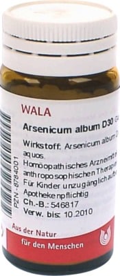 WALA Arsenicum album D30 Globuli