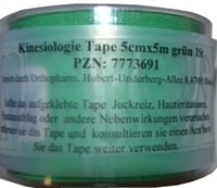 KINESIOLOGIE Tape 5 cmx5 m grün