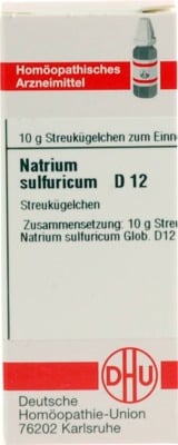 NATRIUM SULFURICUM D 12 Globuli