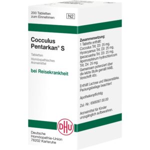 COCCULUS PENTARKAN S Tabletten