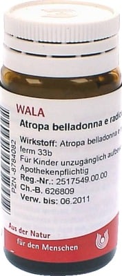 Atropa belladonna e radice D6