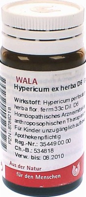 Hypericum ex herba D6 Globuli