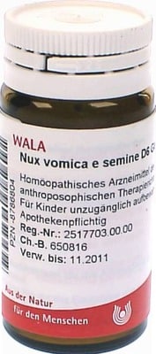 Nux vomica e semine D6 Globuli