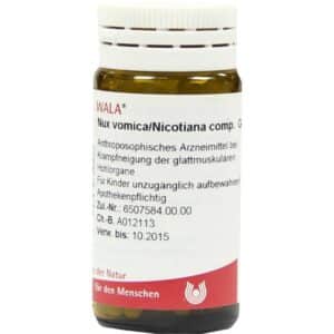 Nux vomica/Nicotiana comp. Globuli