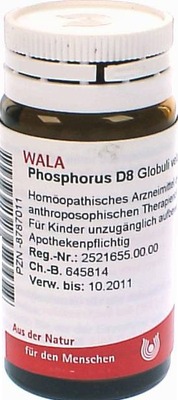 Phosphorus D8 Globuli