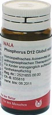 Phosphorus D12 Globuli