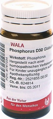 Phosphorus D30 Globuli
