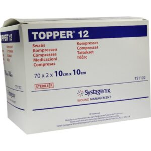 TOPPER 12 Kompr.10x10 cm steril
