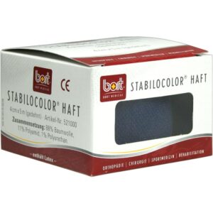 BORT StabiloColor haft Binde 4cm blau