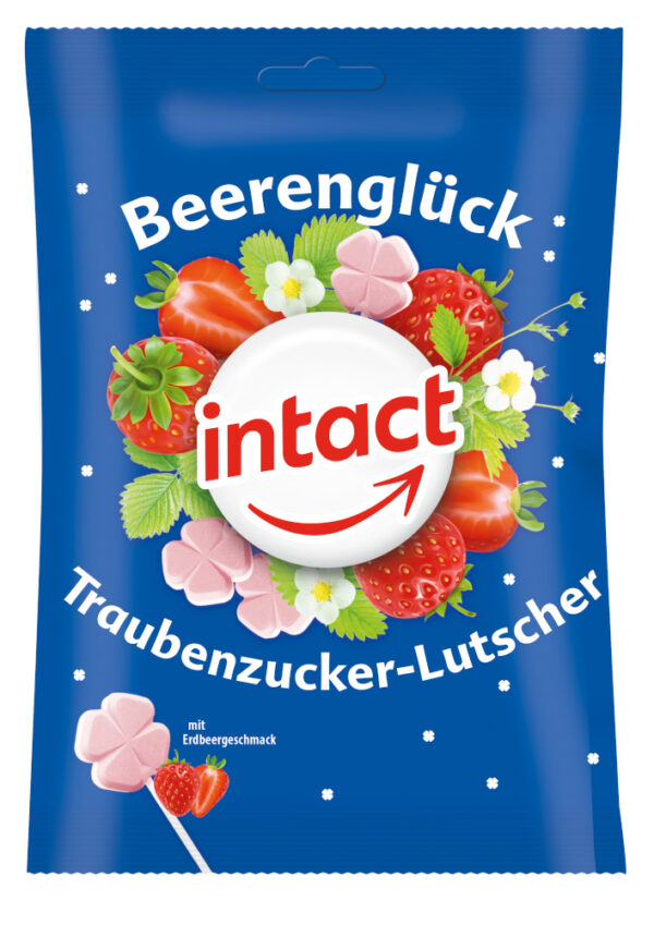 intact Beerenglück Traubenzuckerlutscher