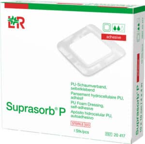 SUPRASORB P PU-Schaumv.15x20 cm selbstklebend