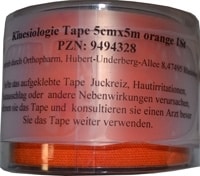 KINESIOLOGIE Tape 5 cmx5 m orange