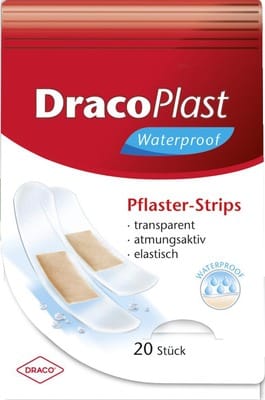 DRACOPLAST waterproof Pflasterstrips sortiert