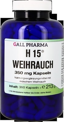 H15 WEIHRAUCH 350MG KAPS