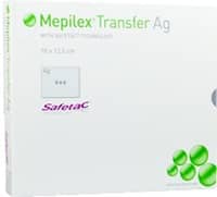 MEPILEX Transfer Ag Schaumverband 10x12
