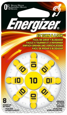 ENERGIZER Hörgerätebatterie 10