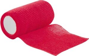 DRACOELFI haft color Fixierbinde 10 cmx4 m rot