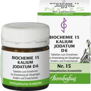 BIOCHEMIE 15 Kalium jodatum D 6 Tabletten