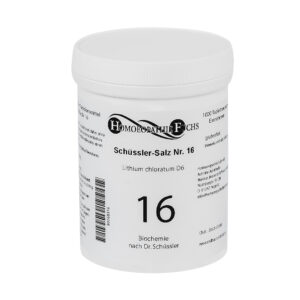 HOMOEOPATHIEFUCHS Schüssler-Salz Nummer 16 Lithium chloratum D6 Biochemie