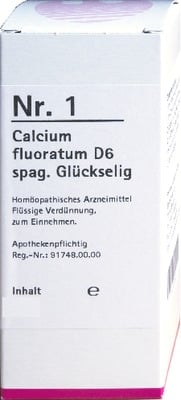 NR.1 Calcium fluoratum D 6 spag.Glückselig
