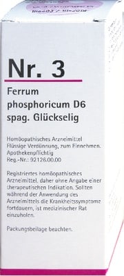 NR.3 Ferrum phosphoricum D 6 spag.Glückselig