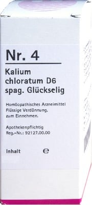 NR.4 Kalium chloratum D 6 spag.Glückselig