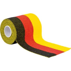 ROGG-Kurzzugbinde kohäsiv 8 cm x 5 m schwarz-rot-gold