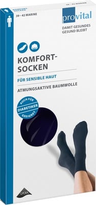 PROVITAL Komfortsocken men Gr.43-46 schwarz