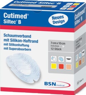 CUTIMED Siltec B Schaumverb.7x10 cm oval