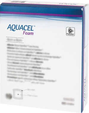 AQUACEL Foam adhäsiv 8x8 cm Verband