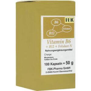 VITAMIN B6+B12+Folsäure N Kapseln