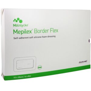 MEPILEX Border Flex Schaumverb.haftend 15x20 cm