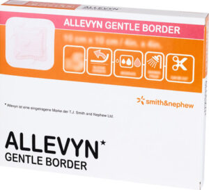 ALLEVYN Gentle Border 10x10 cm Schaumverb.