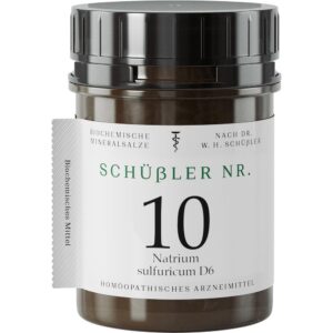 Schüssler Nr.10 Natrium Sulfuricum D 6 Tabletten
