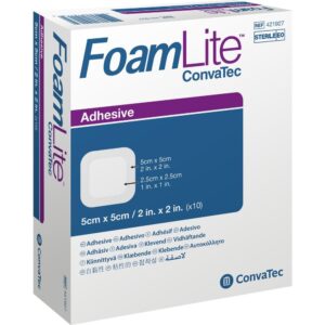 FOAM LITE ConvaTec adhäsiv PU-Schaumverb.5x5 cm