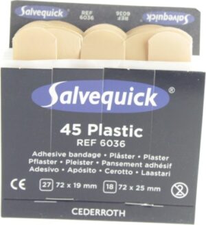 SALVEQUICK Pflasterstrips wasserfest Refill 6036