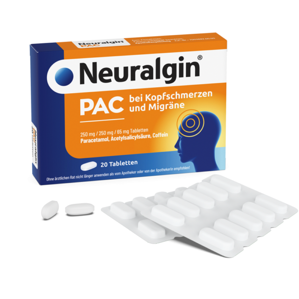 Neuralgin PAC bei Kopfschmerzen und Migräne