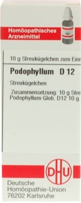 PODOPHYLLUM D 12 Globuli