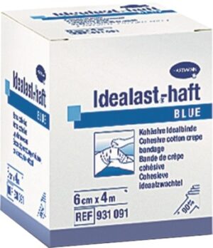 IDEALAST-haft color Binde 6 cmx4 m blau