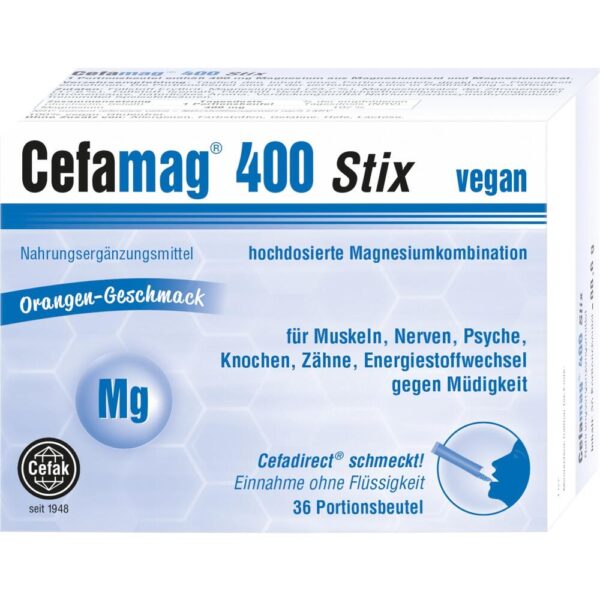 Cefamag 400 Stix vegan Orange