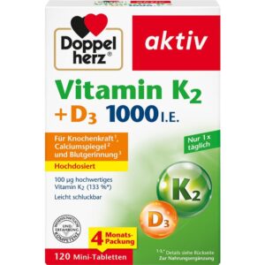 Doppelherz aktiv Vitamin K2+D3 1000 I.E.