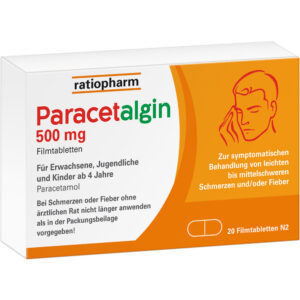 Paracetalgin 500 mg bei Schmerzen & Fieber