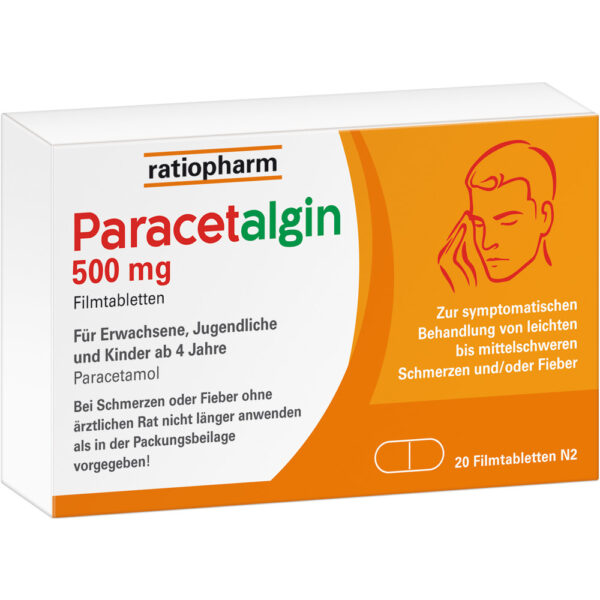 Paracetalgin 500 mg bei Schmerzen & Fieber