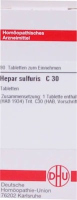 HEPAR SULFURIS C 30 Tabletten