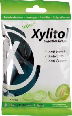 MIRADENT Xylitol Drops zuckerfrei Melon