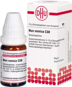 NUX VOMICA C 30 Globuli