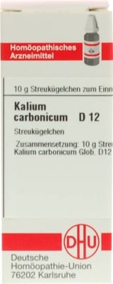 KALIUM CARBONICUM D 12 Globuli